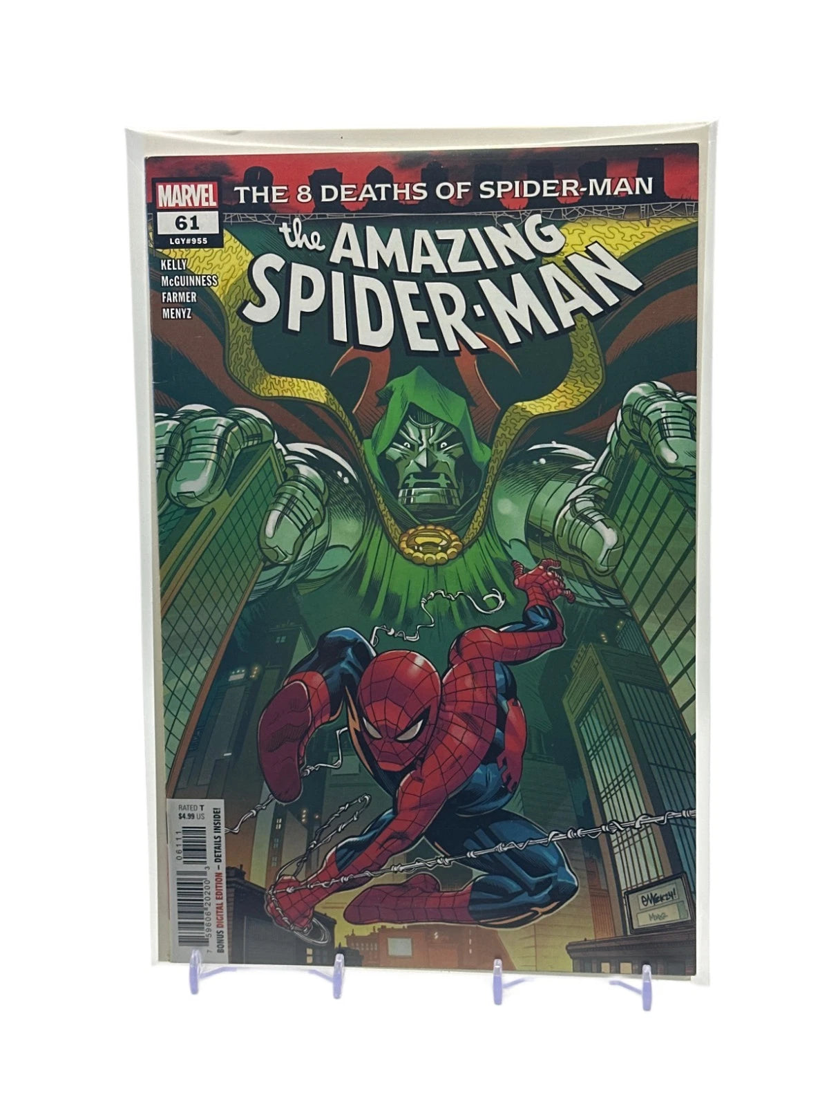 Amazing Spider-Man #61 (2021) Marvel Doctor Doom Variant 8 Deaths of Spider-Man
